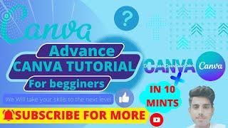 Advance Canva Tutorial For Begginers Part 2 || Canva Tutorial || Best Canva Tutorial 2022