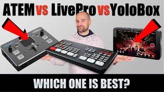 ATEM Mini vs LivePro L1 vs YoloBox: The Best HDMI Switcher?