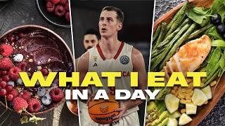 What I Eat In a Day As a Pro Basketball Player | In-Season Meals