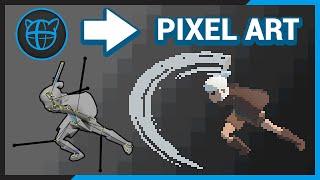 Making an Animation for my 3D Pixel Art Game