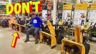 BEFORE YOU BUY A 2-STAGE GAS SNOWBLOWER AT HOME DEPOT IN 2024, WATCH THIS! (Avoid This One)