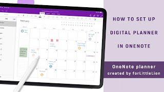 How to Download & Set up ForLittleLion OneNote Digital Planner 2022