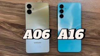 Samsung Galaxy A06 vs Samsung Galaxy A16