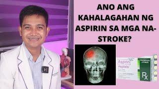 ANO ANG STROKE AT ASPIRIN | RENZ MARION