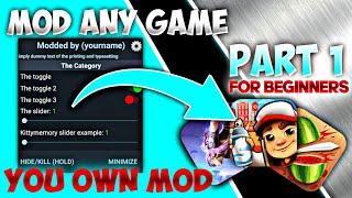 HOW TO MAKE A MOD MENU | PART 1