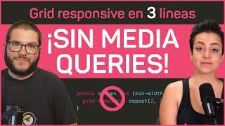 SÓLO 3 LÍNEAS: CSS Grid responsive sin media queries