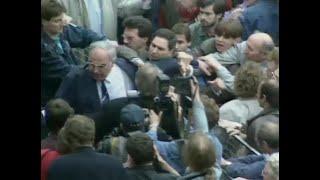 Helmut Kohl und der Eierwurf von Halle