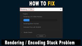 How to fix Rendering problem in premiere pro 2023 | How to fix encoding problem in premiere pro 2023