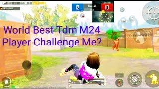 World Best Tdm Player Challenge Me Badly?||1VS1 Tdm M24 Snipper King||