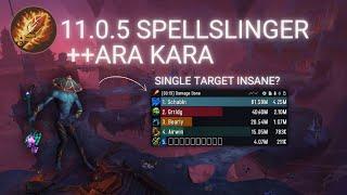 Spellslinger ST is insane? | ++10 Ara-Kara | TWW S1 Arcane Mage 11.0.5