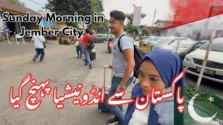 Pakistan se Indonesia pohnch gya Aur Wife ko Ghumany Bahir le gya| Sunday Morning in Jember city