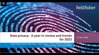 Data privacy: A year in review and trends for 2023