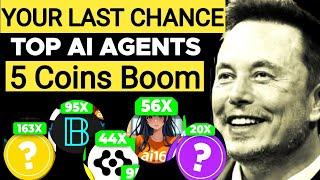 Dogecoin | Top 5 AI Agent Coins | Top 5 AI Agent Coins for 2025 | Best coins for 2025