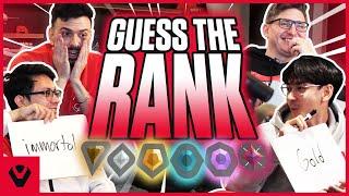 Sentinels Guess YOUR rank (ft. Tarik & TenZ)