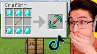 Testing Viral Minecraft Life Hacks That Are 100% Working