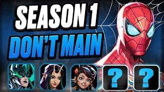 NEW 10 BIG LOSERS in Season 1 (NEVER PLAY?) | Marvel Rivals - DPS, Tank, Support