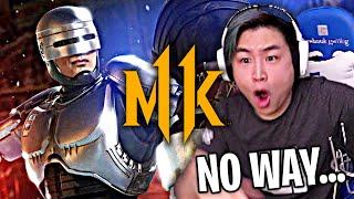 Mortal Kombat 11: Aftermath - Story Expansion & ROBOCOP Reveal Trailer!! [REACTION]