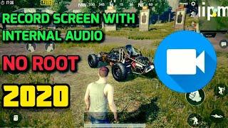 Record Screen With Internal Audio Android | No Root | 2020