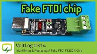 Identifying & Replacing A Fake FTDI FT232R Chip | Voltlog #314