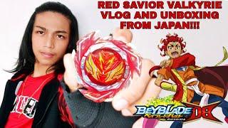 Red Savior Valkyrie unboxing,full review and test battles from JAPAN! Beyblade burst DBベイブレードバースト 超王