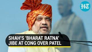 From Statue of Unity, Amit Shah attacks Congress on Sardar Patel's birth anniversary