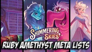 🟣 3 RUBY AMETHYST DECK PROFILES FOR SET 5's META - BEST COMPETITIVE LISTS IN DISNEY LORCANA