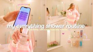 MY EVERYTHING SHOWER ROUTINE🫧 body care, haircare, skincare + more!