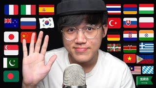 ASMR Whispering In 28 Different Languages