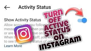 How To Turn Off Active On Instagram 2023