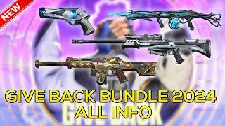 VALORANT Give back Bundle 2024 | Expect Skins and Release Date