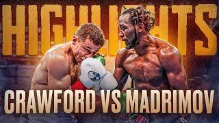 Terence Crawford vs Israil Madrimov FULL FIGHT HIGHLIGHTS | TOP MOMENTS | BOXING FIGHT HD