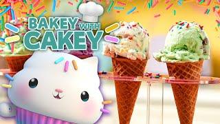 Make Your Own Ice Cream with Cakey! | BAKEY WITH CAKEY