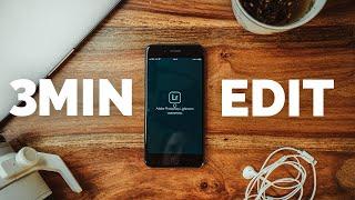 How I EDIT Portrait in LIGHTROOM MOBILE  from START to FINISH | 3 MIN LIGHTROOM EDIT
