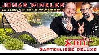 STAHLWERK - XXL Sonnenliege selber bauen mit Jonas Winkler. Edelstahl / Lärche / DIY