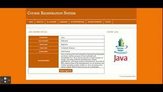 Course Registration System | PHP and MySQL Project Source Code | PHP MySQL CRUD Project