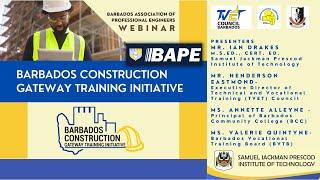 Barbados Construction Gateway Training Initiative