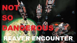 "Dangerous" reaver encounter in Space Engineers (Messing with Fleet Command MK2 in creative mode)