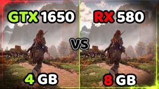 GTX 1650 vs RX 580 - Test in 10 Games