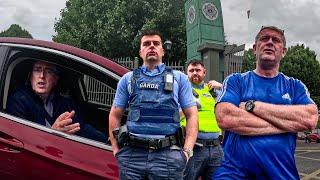 NO ID PLAINCLOTHES GARDA DEMAND WE MOVE ON!!!! - Drogheda Garda Station 
