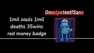 Omnipotent!Sans | Sans Game REMAKE | Roblox