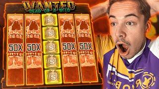 BIGGEST MAX WIN EVER RECORDED ON WANTED DEAD OR A WILD!
