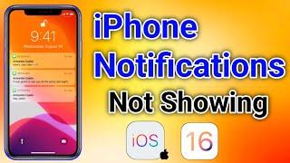 How To Fix iPhone Notifications Not Showing on Lock screen ( Fix notifications not working iOS 16 )
