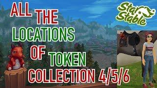 ALL THE LOCATIONS OF TOKEN COLLECTION 4,5,6 | Star Stable