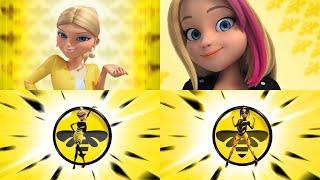 Miraculous Ladybug | Queen Bee and Vesperia Transform Together SCENE 2x24 Malediktator [FANMADE] 