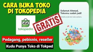 Langkah Mudah Buka Toko Di Tokopedia || TERBARU 2022 #omzeeztutor