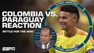 REACTION to Colombia's win vs. Paraguay  'Be happy with the win!' - Ale Moreno | Futbol Americas
