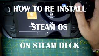 How To ReInstall Latest Steam OS on Steam Deck | Fresh Steam OS Installation after SSD Upgrade