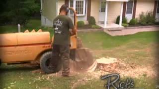 This video explains the capabilities of our RG50 stump grinder. This machine can access a 36" gate.