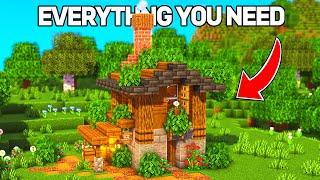 Minecraft | How to Build a Starter House [Tutorial]