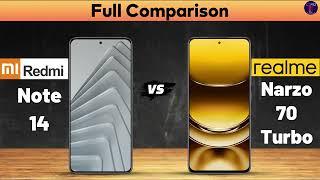 Redmi Note 14 vs Realme Narzo 70 Turbo : Full ComparisonWhich One Is Better?